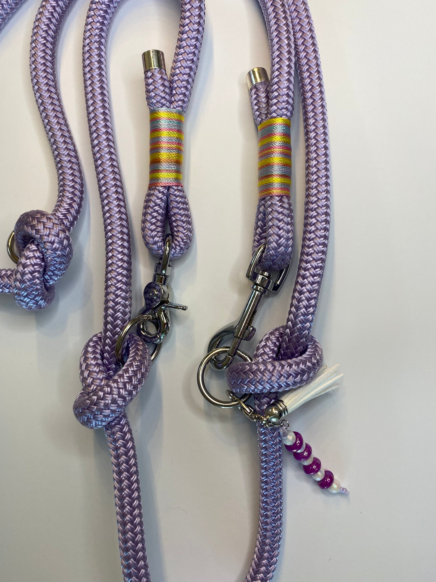 Hundeleine mit Halsband "Purple Sky" Set